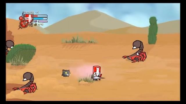 MerzMG plays "Castle Crashers" Ep.09 - "Ninja Pirates Aboard!?" смотреть онлайн