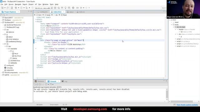 Tizen Tidbits - Intro to TAU (Tizen Advanced UI) смотреть онлайн