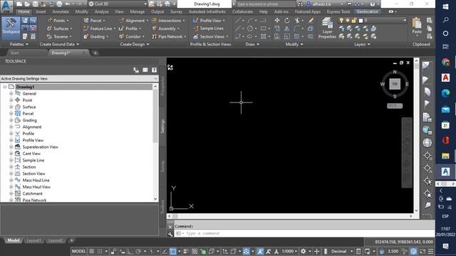 activar geolocalización en AutoCAD civil 3d 2019 смотреть онлайн