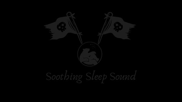 Creaky Wooden Pirate Ship on The Ocean - For Sleep with Black Screen смотреть онлайн