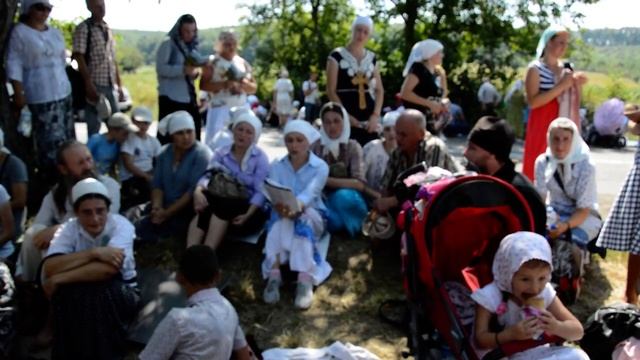 Крестный ход в Свято Аннинский монастырь г Вашковцы смотреть онлайн