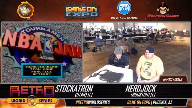 2017 Game On Expo - NBA Jam TE (SNES) - Grand Finals: NerdJock vs. Stockatron смотреть онлайн