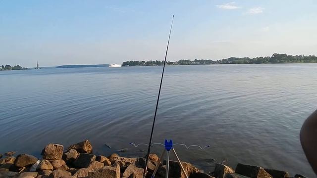 Ловля рыбы близ города Калязин на Волге№13 смотреть онлайн