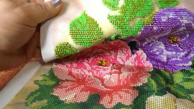 Первый отчет по картине бисером Три цветочка от фирмы производителя МикаА .моя вышивка смотреть онлайн