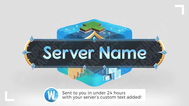 Minecraft Server Logo — "Earth Cube" (Template Logo Maker) смотреть онлайн
