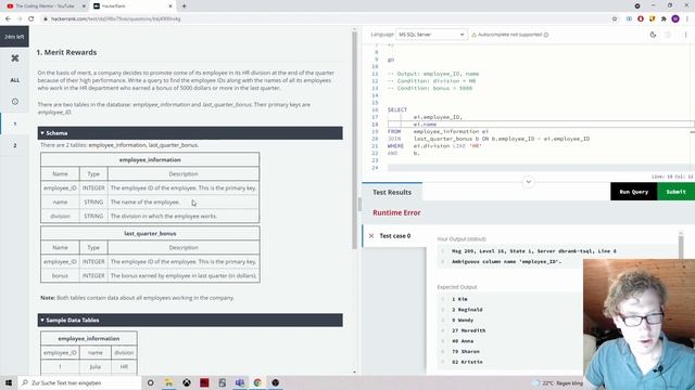 SQL BASIC Certification Skills Test on Hackerrank Detailed SOLUTION! смотреть онлайн