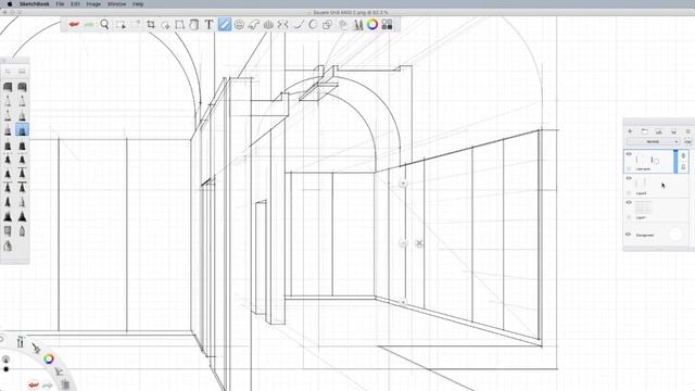 Perspective Drawing in Sketchbook смотреть онлайн