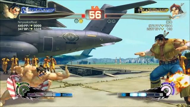 E. Honda vs Ibuki, Yun, T. Hawk, Dee Jay, and Balrog Ultra Street Fighter IV Gameplay смотреть онлайн