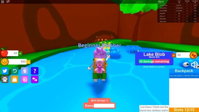 СИМУЛЯТОР КАПЛИ В РОБЛОКС! НУБ БЕЗ СЕКРЕТНЫХ КОДОВ И ЧИТОВ! BLOB SIMULATOR ROBLOX смотреть онлайн
