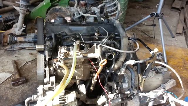 Vw 1.9 Sdi (aey) motor with vw 1.6 D proportioner смотреть онлайн