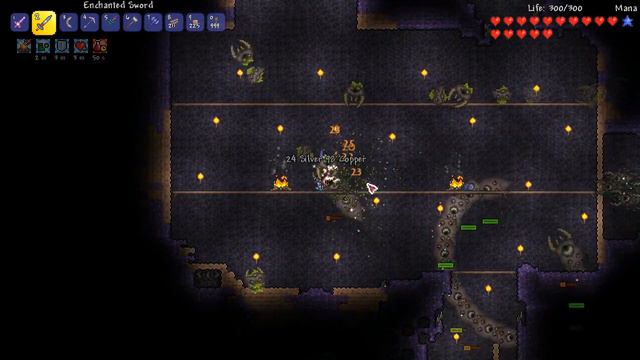 Terraria 1.3 Expert Melee Part 4: Eater of Worlds vs Swords! (1.3 warrior playthrough) смотреть онлайн