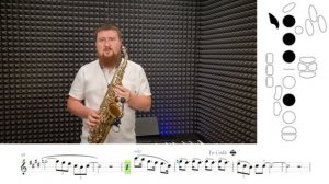 Играем Розовую пантеру на саксофоне (ноты + минусовка + аппликатура)
