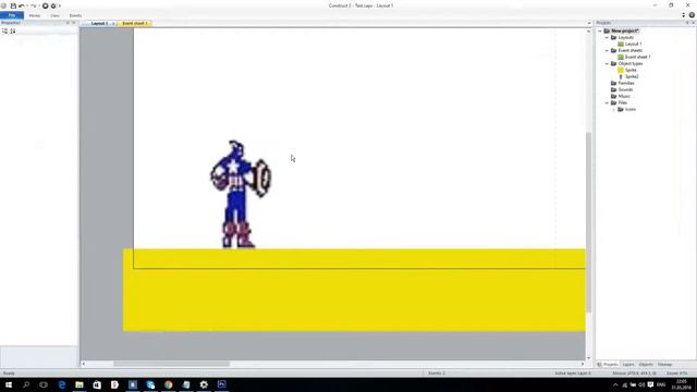 Делаем платформер в Construct 2 #1 [Анимация персонажа] смотреть онлайн