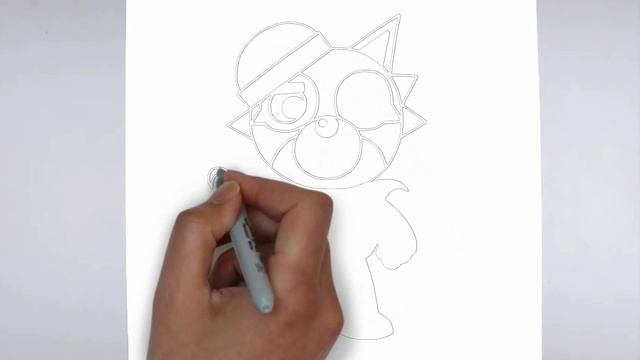 How To Draw Rash | Roblox Piggy смотреть онлайн