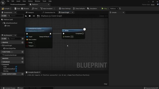 How To Create Moving Platforms (automatic looping) - Unreal Engine 5 Tutorial смотреть онлайн