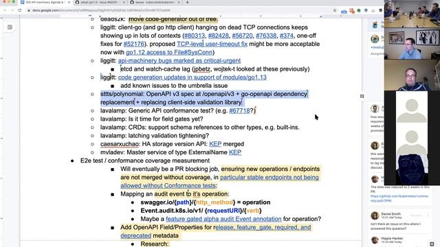 Kubernetes SIG API Machinery 20190912 смотреть онлайн