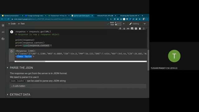 IEEE CS Chapter BMSIT&M - "Web APIs and JSON Parsing Workshop" - June 23, 2020 смотреть онлайн