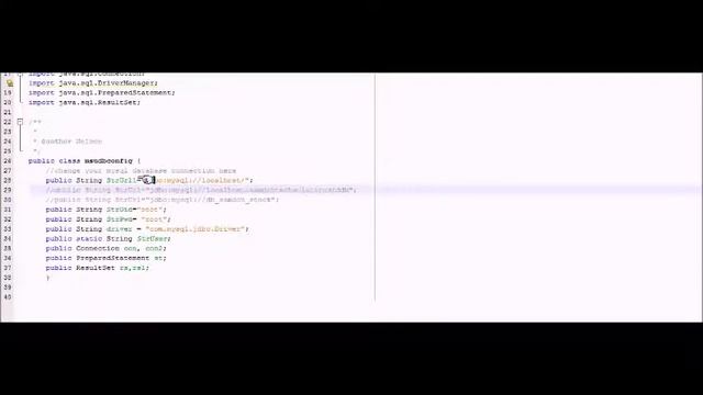 Java connection to MySQL DB 004 смотреть онлайн