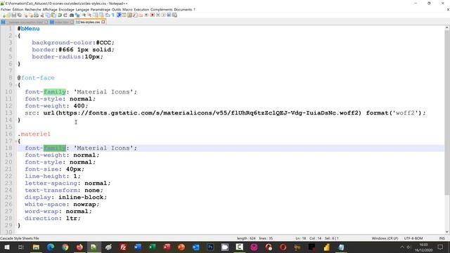Icônes graphiques Css pour barres de menu смотреть онлайн