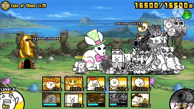 The Battle Cats | Suffering Spring : Egg of Chaos lv 20 cheese смотреть онлайн
