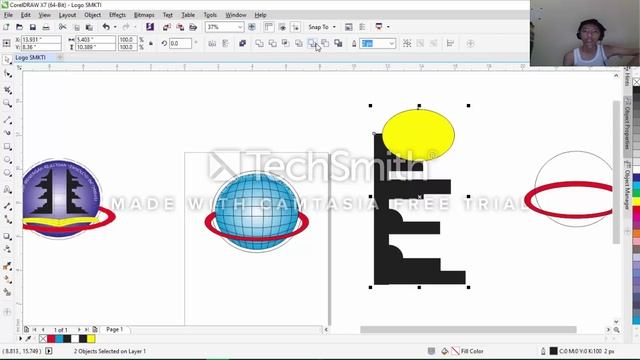 Tutorial membuat opening beserta logo SMKTI part 2 смотреть онлайн