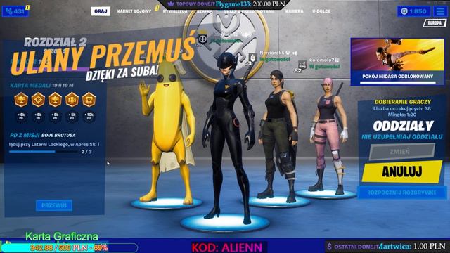 🔥FORTNITE: CUSTOMY Z WIDZAMI ⭐| TOP MODEL | SAJMON | CHOWANY |⭐#fortnite #live #NaZywo #Customy смотреть онлайн