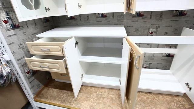 Кухня Лира - фасады Береза - СТЕНДМЕБЕЛЬ смотреть онлайн