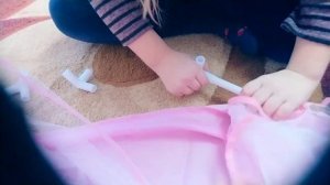 Она сделала домик своей мечты сама! Как своими руками собрать «Домик для принцессы» (детский шатёр)