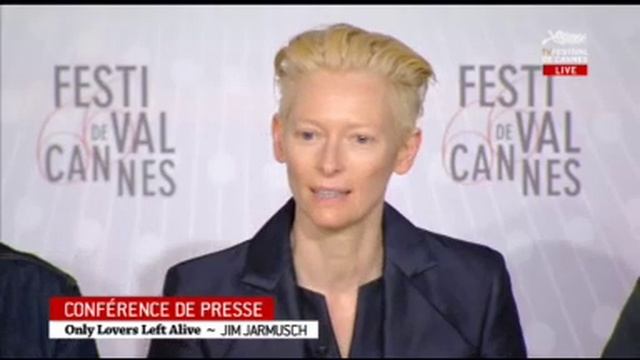 Only Lovers Left Alive. Cannes 2013. Press Conference. смотреть онлайн