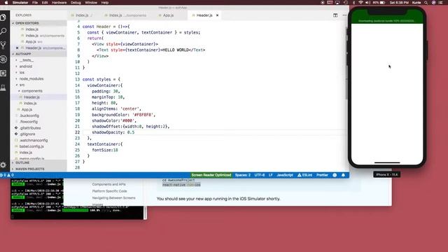 Creating Authentication App - Using Firebase - React Native - PART 5 смотреть онлайн