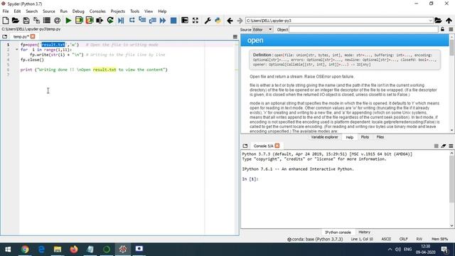 File handling in Python смотреть онлайн