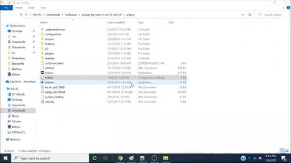 A Java Runtime Environment JRE or Java Development Kit JDK must be available in order to run Eclips