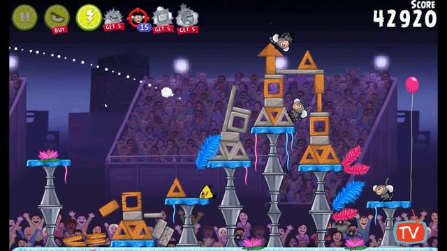 Angry Birds Rio - Part 11 Carnival Upheaval Level 01 - 05 Tree Stars - Gameplay Walkthrough смотреть онлайн