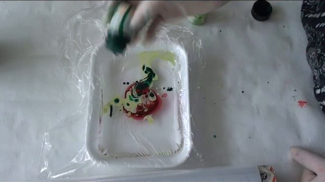 Мраморный фон с помощью лака для ногтей. Часть 5. Завтра последняя. смотреть онлайн