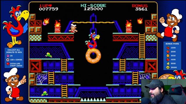 Donut Dodo is the BEST Throwback 80s Arcade Style Game!! смотреть онлайн