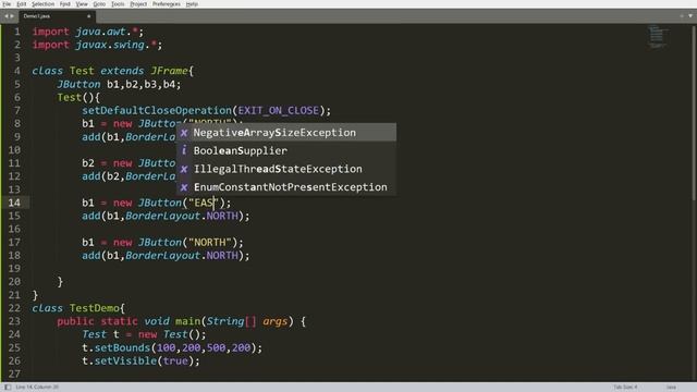 Java GUI - BorderLayout and FlowLayout with Event Handling and Java Swing - Practical Demo смотреть онлайн