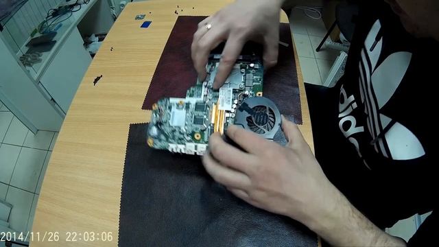 Чистка ноутбука Hewlett-Packard pavilion g6 от пыли #2 смотреть онлайн