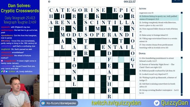Dan Solves: Telegraph crossword 29,413 from 11/07/2020 смотреть онлайн