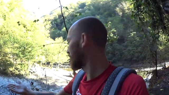 Идём к водопаду Ажек. Горный поход осенью в Сочи. смотреть онлайн