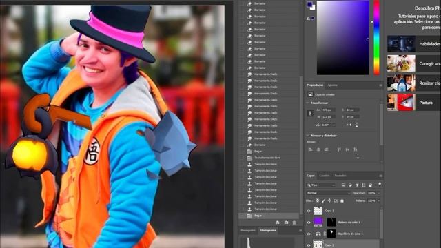 Vistiendo a ¨Famosos¨de BRAWLERS en Photoshop 1 смотреть онлайн