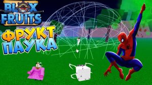 БЛОКС ФРУТС ОБЗОР на ФРУКТ СПАЙДЕР - ЧЕЛОВЕК ПАУКРоблокс ВАН ПИС  Blox Fruits SPIDER v2