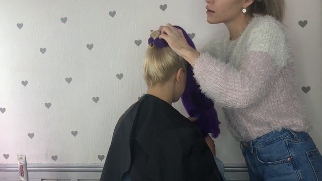 ХВОСТ С КАНЕКАЛОНОМ КАК У БУЗОВОЙ, ПОДРОБНЫЙ УРОК. KANEKALON PONYTAIL смотреть онлайн