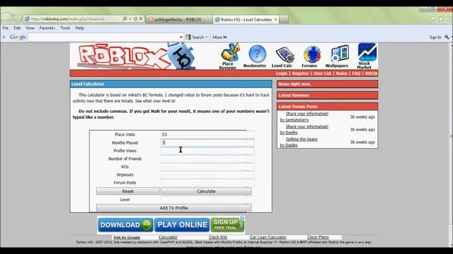 How To Find Your Roblox level (Clockwork Calculator) смотреть онлайн