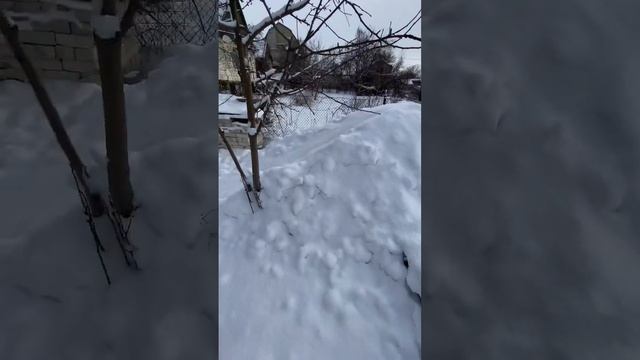 Детская горка из снега для покатушек своими руками смотреть онлайн