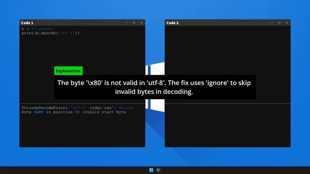 How to fix UnicodeDecodeError: 'utf-8' codec can't decode byte in position: invalid byte in Python смотреть онлайн