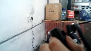 Установка прожектора с датчиком движениия