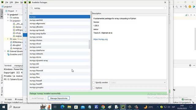 INSTALAR numpy EN IDE PyCharm смотреть онлайн