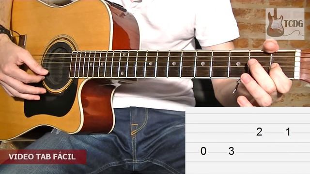 How To Play The Pink Panther On Acoustic Guitar / Very Easy Guitar Lesson /Tutorial TCDG