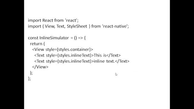 Simulate display inline in React Native | #reactjs #native #styled смотреть онлайн