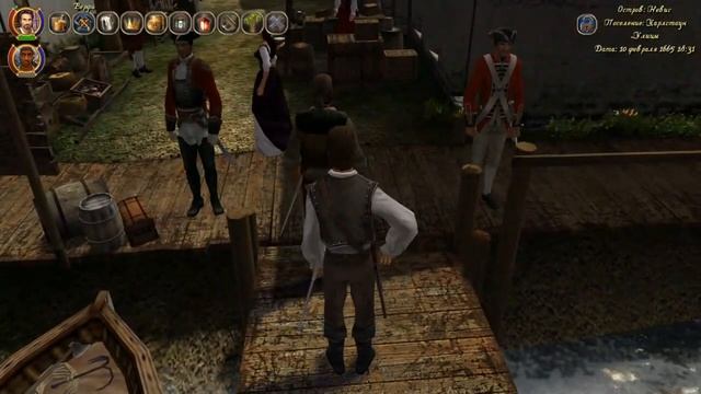 Корсары ГПК-CSP 2.2.2 \ Age of Pirates 2 City of Abandoned Ships CAS-CSP 2.2.2 - прохождение #7 смотреть онлайн
